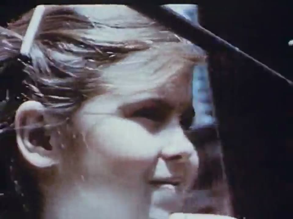 A girl on the El platform, 1950