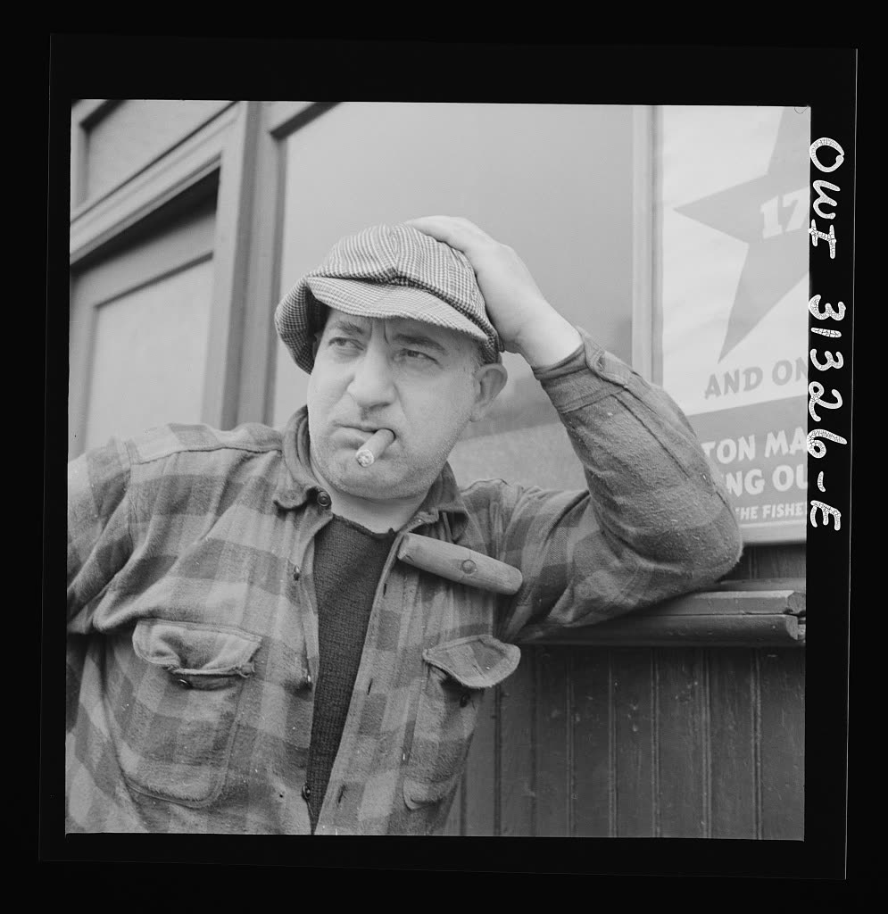 Fulton fish market hooker, 1943