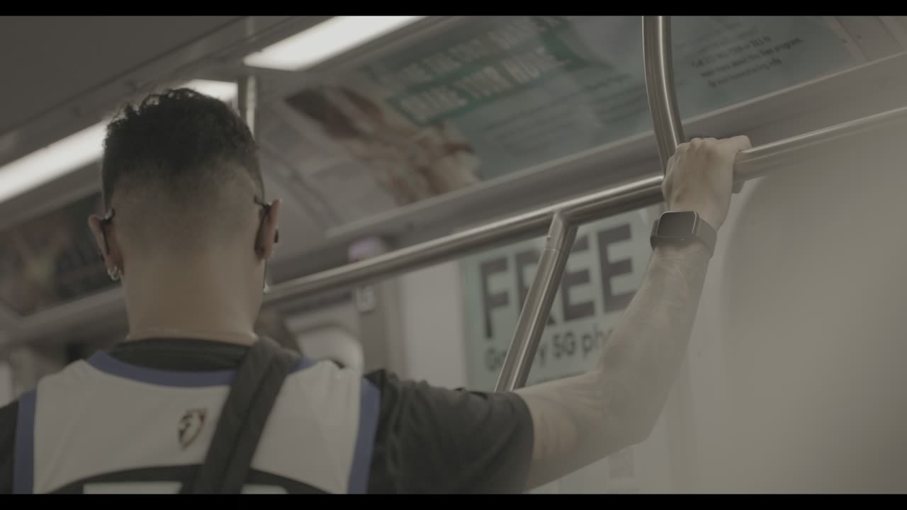 Man on the subway